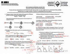 2023年的CCC化學(xué)競賽考試難度大嗎？CCC競賽真題下載~