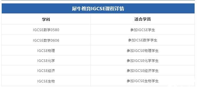 IGCSE課程全科輔導(dǎo)，銜接班/同步班/沖刺班報(bào)名中！