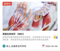 2024年BBO生物競(jìng)賽怎么報(bào)名？建議同時(shí)報(bào)名BBO&USABO！